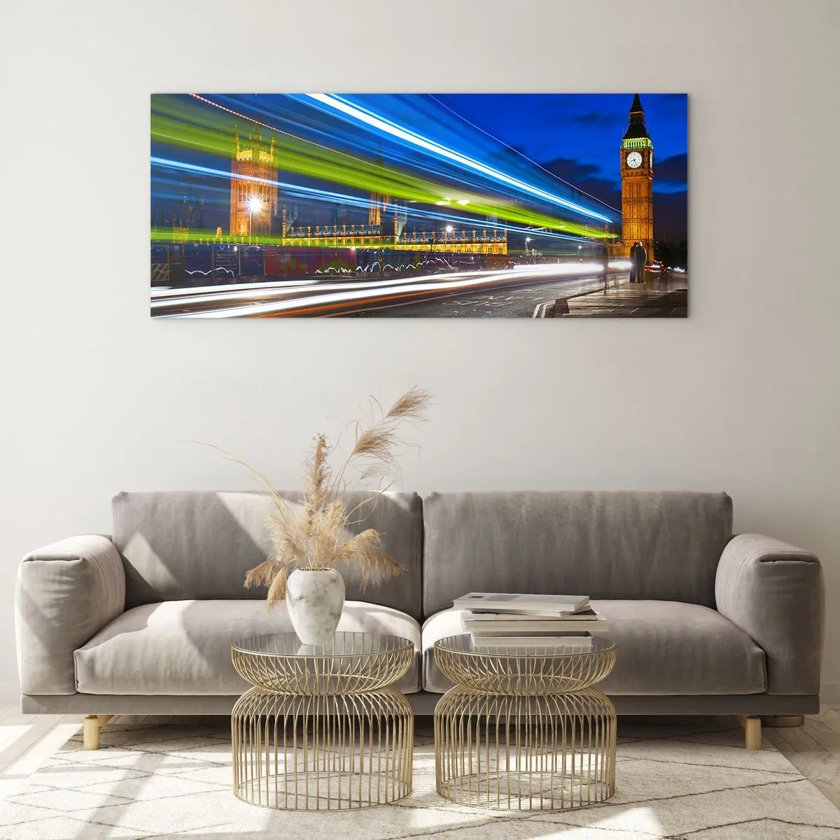 Glass picture - By Big Ben - 90x30 cm