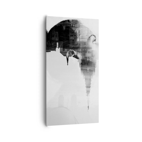 Canvas picture - On Both Sides of a Glass - 65x120 cm