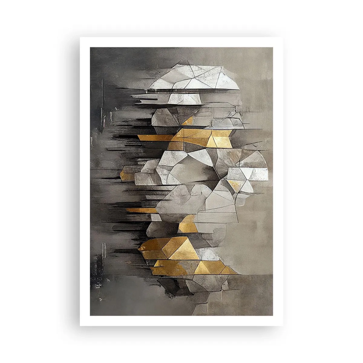 Poster - Composition of Ice and Light - 70x100 cm
