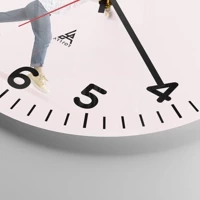 Clock face with numbers