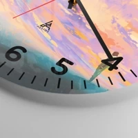 Clock face with numbers