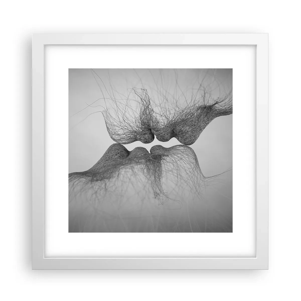 Poster in white frmae - Kiss of the Wind - 30x30 cm