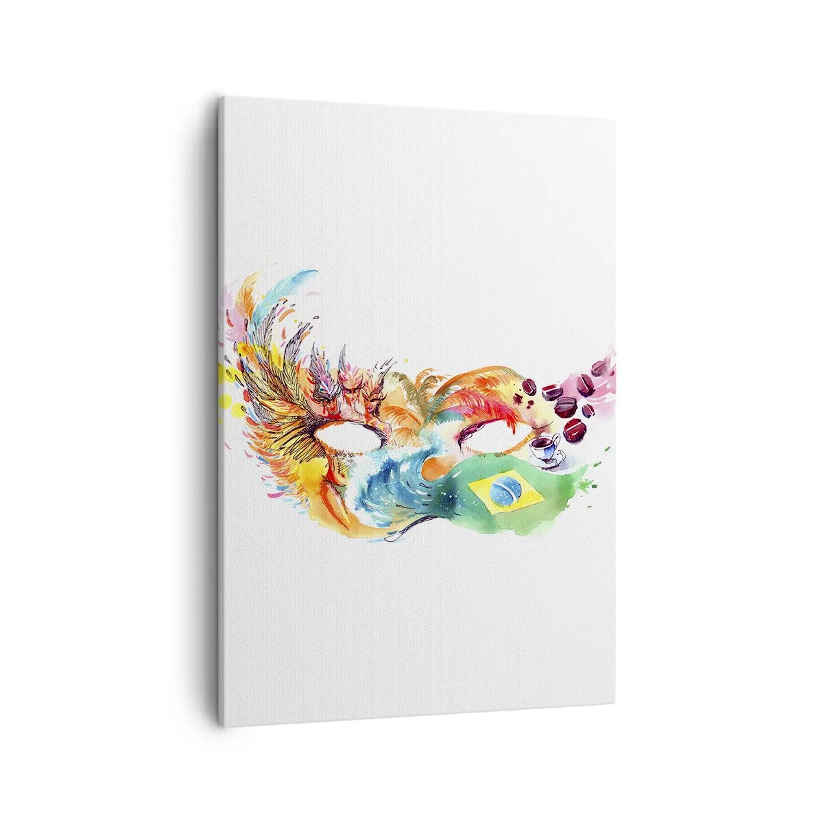 Canvas picture - Brasil Welcomes with Smaba - 50x70 cm