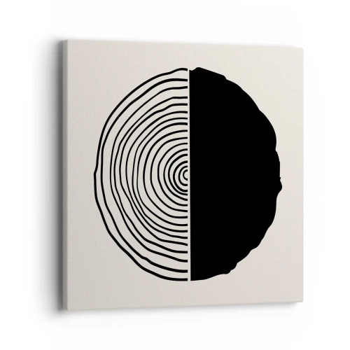 Canvas picture - Half-half - 40x40 cm
