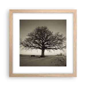 Poster in light oak frame - From Here to Eternity - 30x30 cm