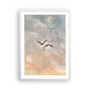 Poster in white frmae - Sky-high Dance - 50x70 cm