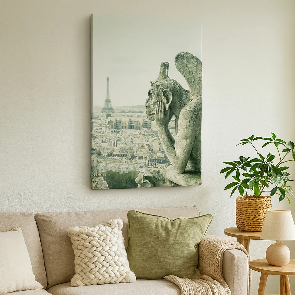 Canvas picture - Parisian Talks - 50x70 cm