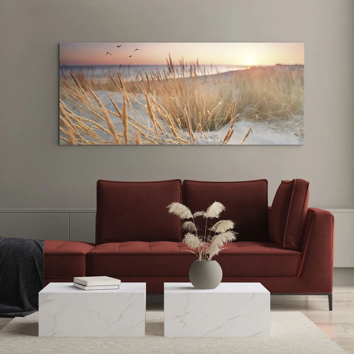 Glass picture - Baltic Lullaby - 100x40 cm