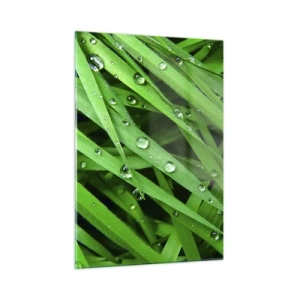 Glass picture - Go Grren - 50x70 cm