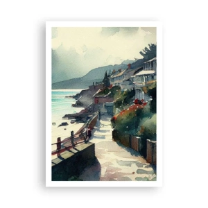 Poster - Mediterranean Town - 70x100 cm