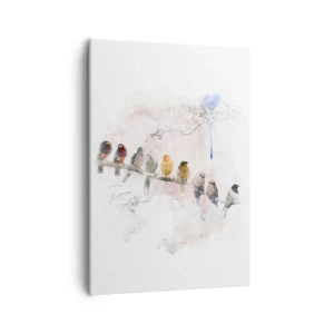 Canvas picture - Winged Encounter - 50x70 cm