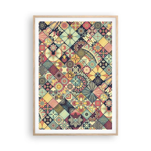 Poster in light oak frame - Moroccan Style - 70x100 cm