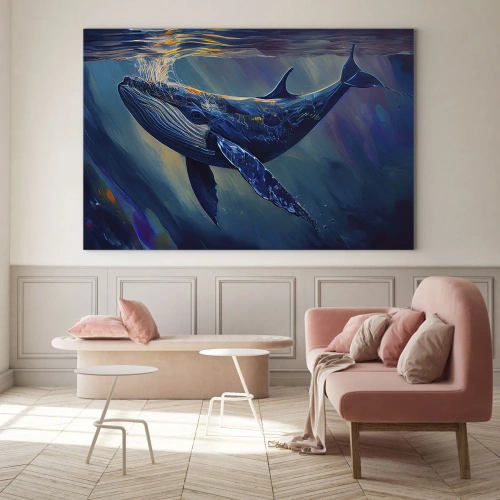 Glass picture - Welcome to My World - 70x50 cm