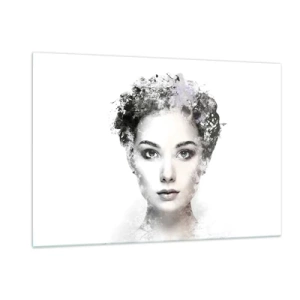 Glass picture - Extremely Stylish Portrait - 120x80 cm