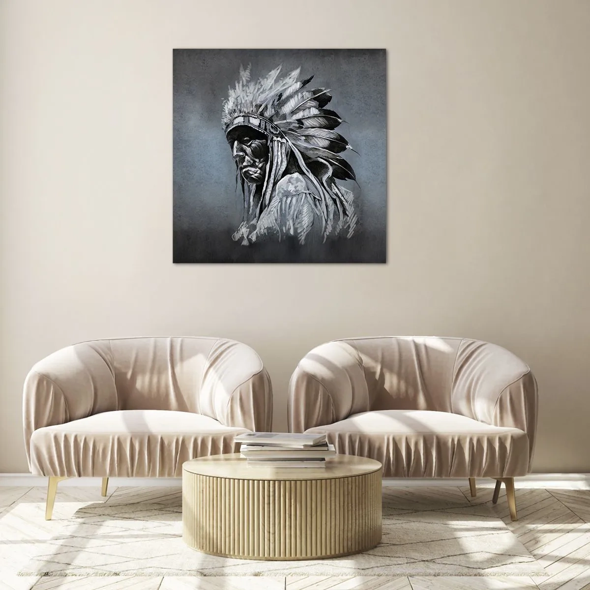 Glass picture - Return to the Roots - 40x40 cm