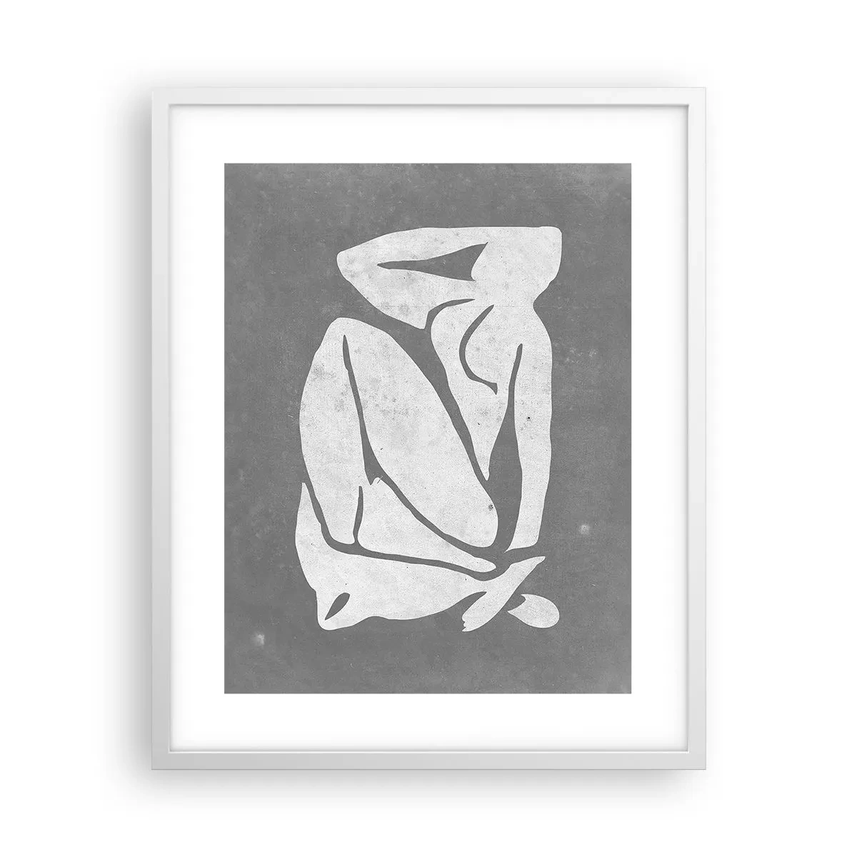 Poster in white frmae - Lost in Thoughts - 40x50 cm