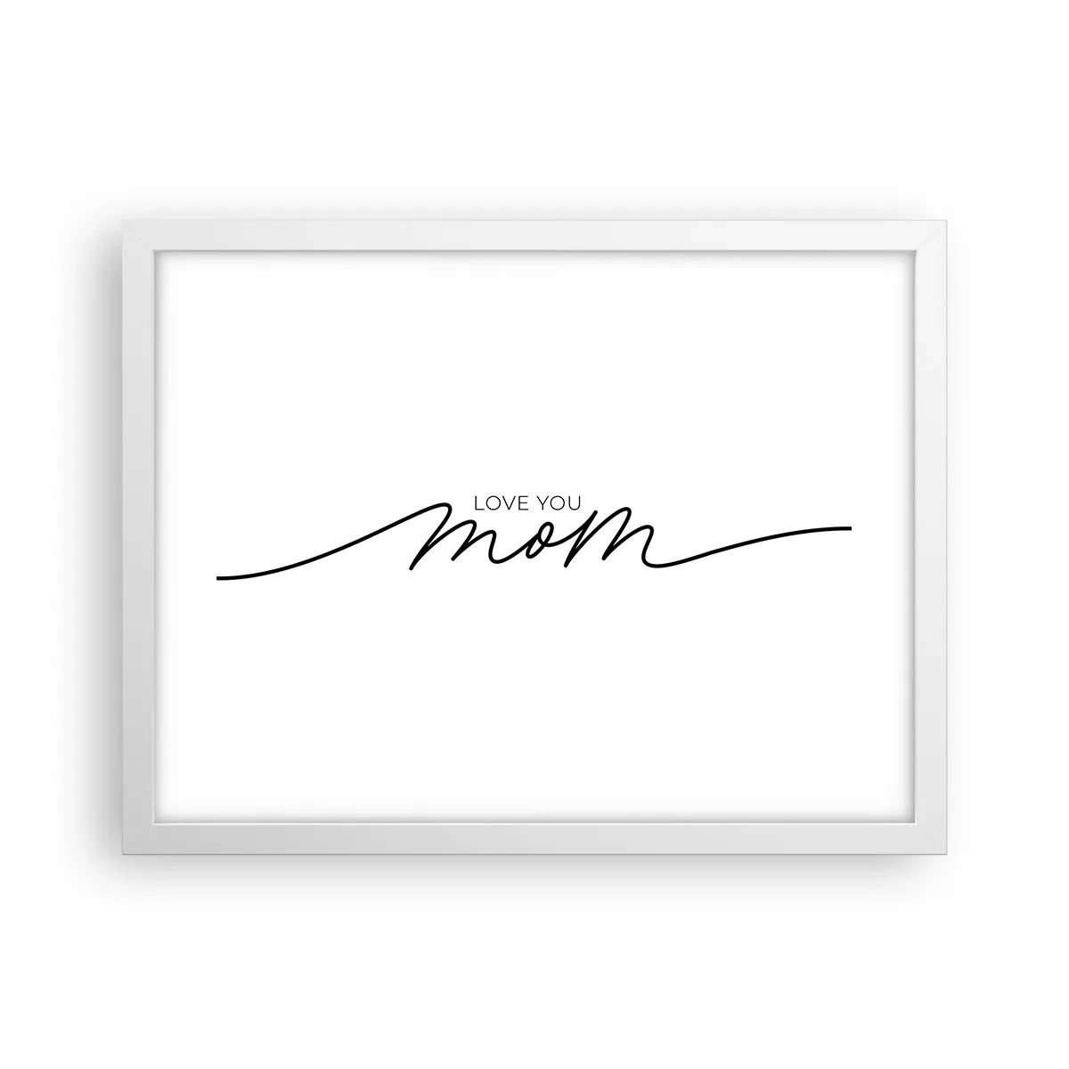 Poster in white frmae - Great Emotion - 40x30 cm