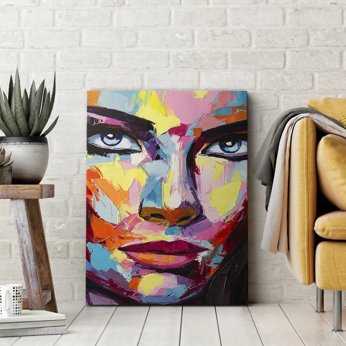 Canvas picture - Soul Is Also Colourful - 45x80 cm