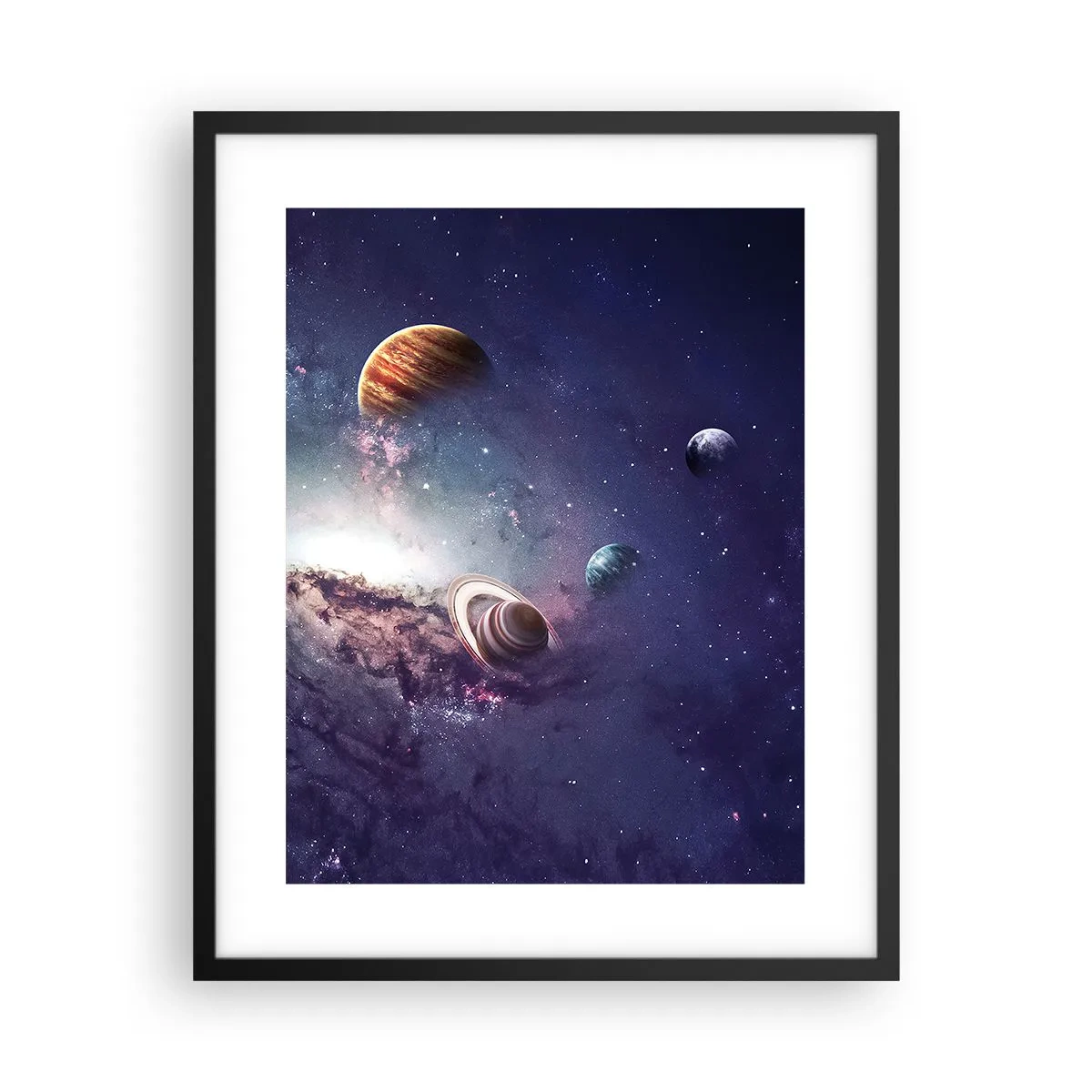 Poster in black frame - Solar-Dancing System - 40x50 cm