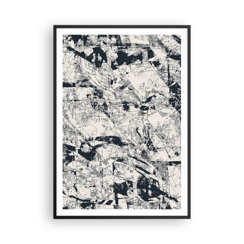 Poster in black frame - Infilitration of Opposites - 70x100 cm