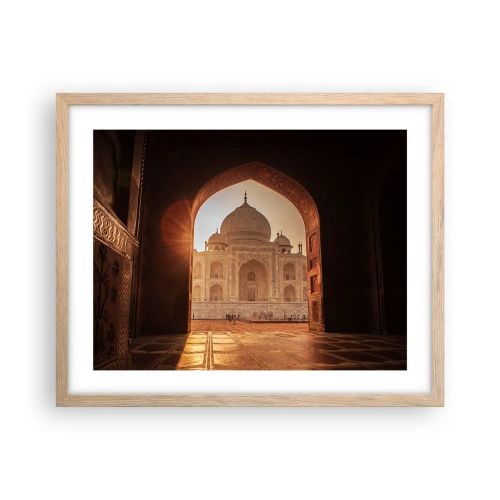 Poster in light oak frame - Monument of Unearthy Love - 50x40 cm