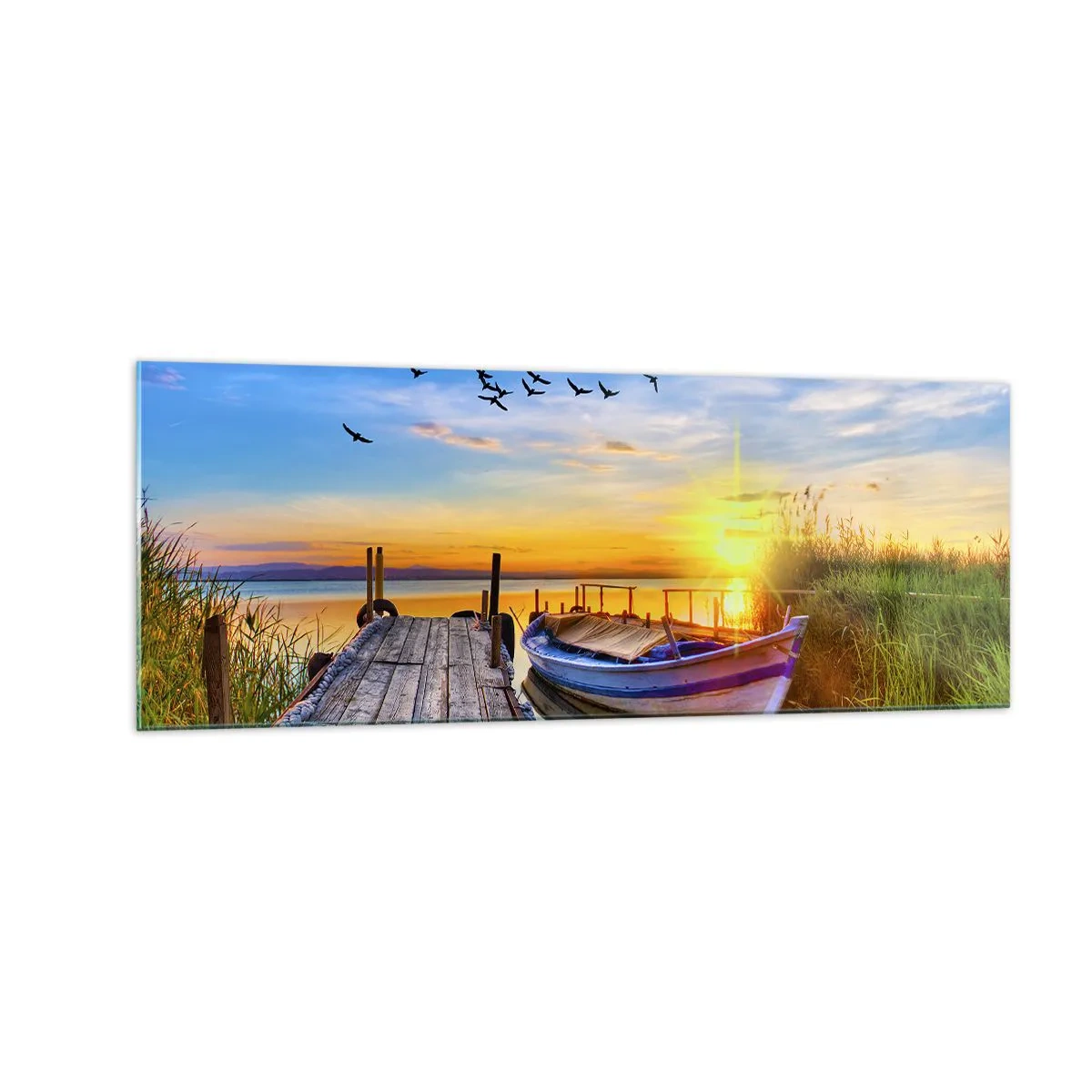 Glass picture - Goodbye, See You tomorrow - 140x50 cm