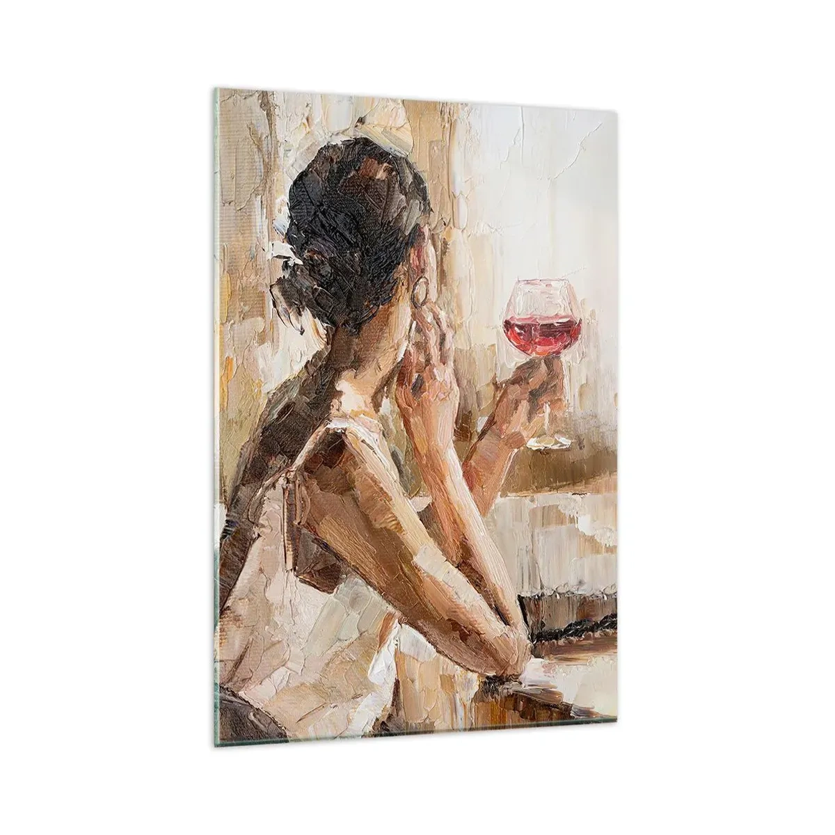 Glass picture - Taste of a Good Moment - 80x120 cm