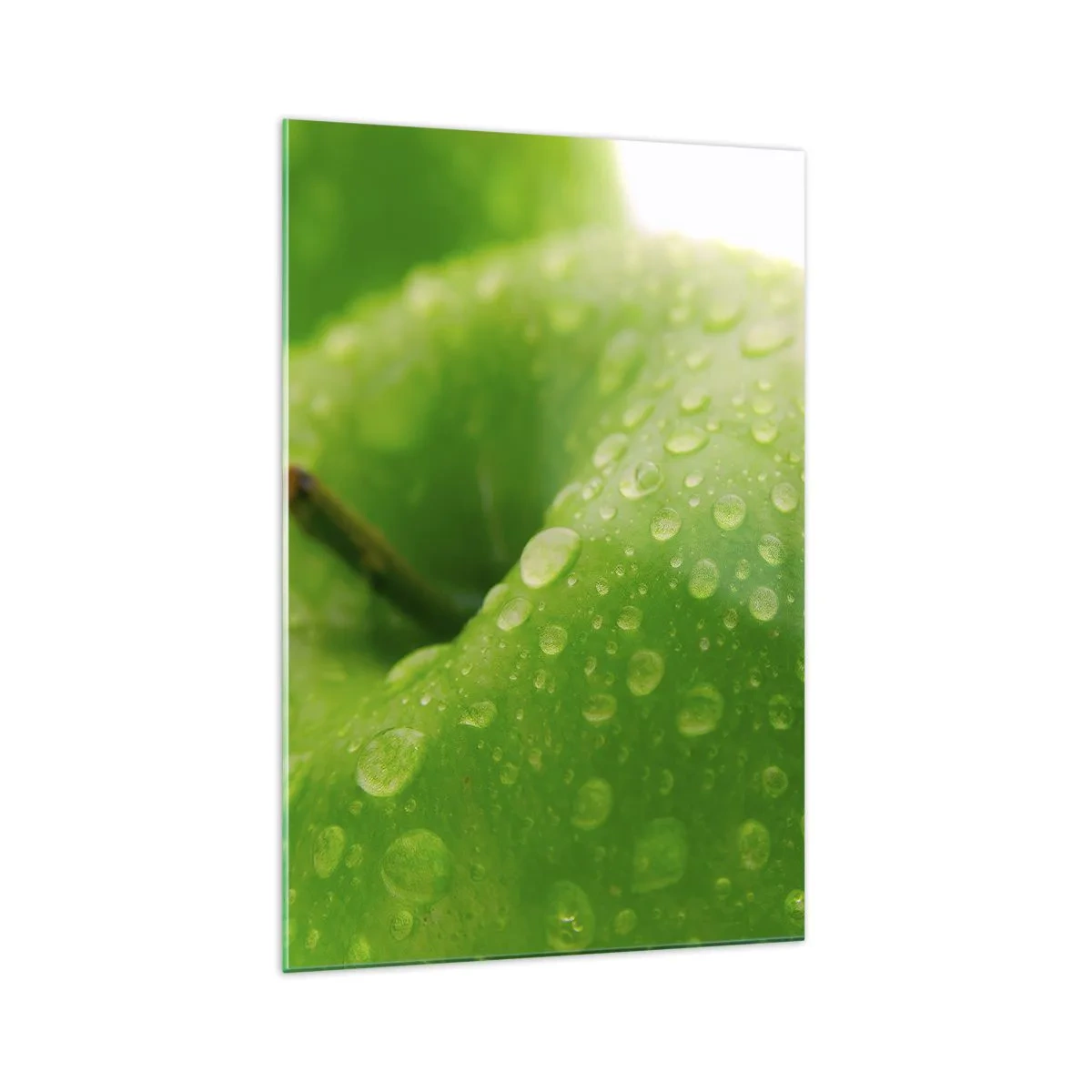 Glass picture - Green, Cool Freshenss - 70x100 cm