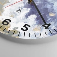 Clock face with numbers