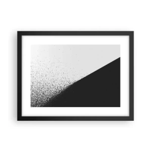 Poster in black frame - Faster and More - 40x30 cm