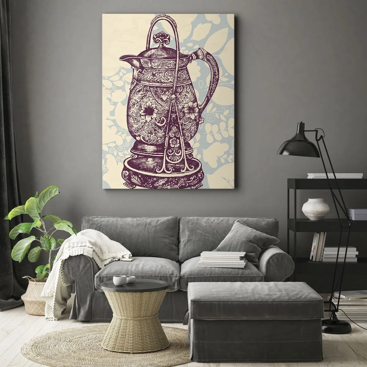 Canvas picture - Beauty of Ordinary Life - 55x100 cm