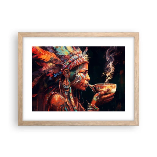 Poster in light oak frame - Magical Ritual - 40x30 cm