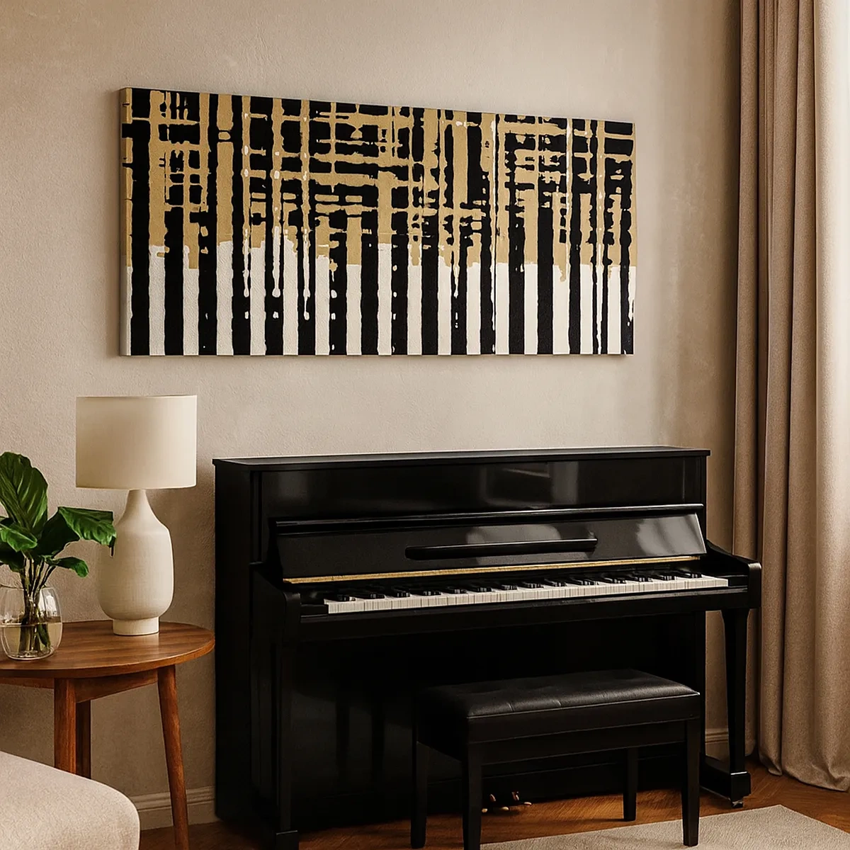 Canvas picture - Architectural Abstract - 30x30 cm