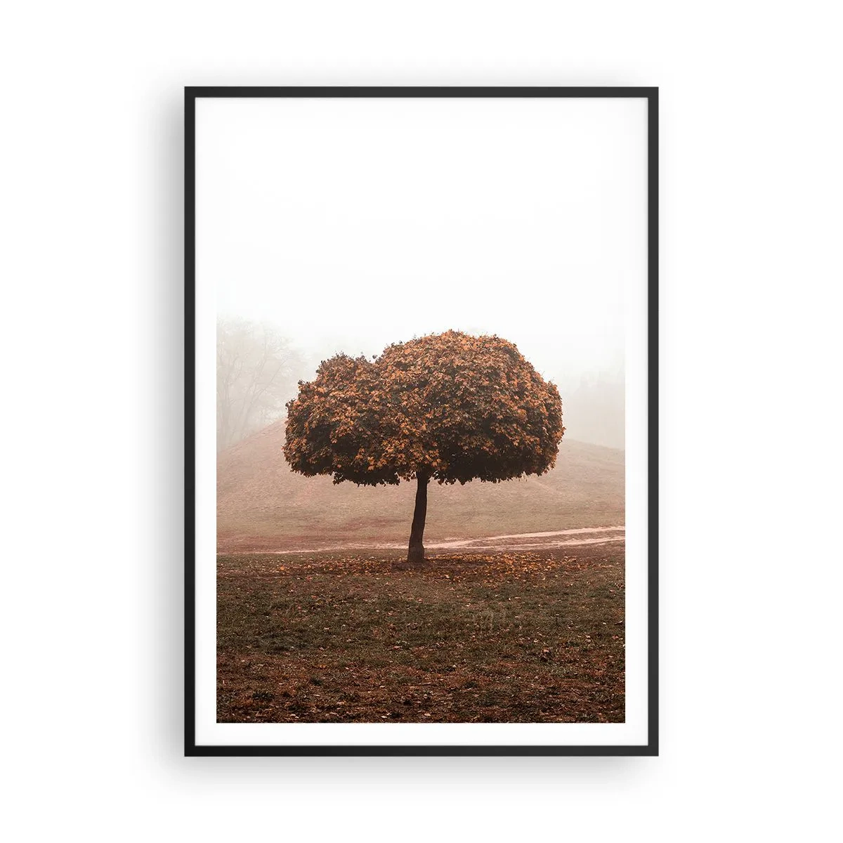 Poster in black frame - After a Busy Summer - 70x100 cm