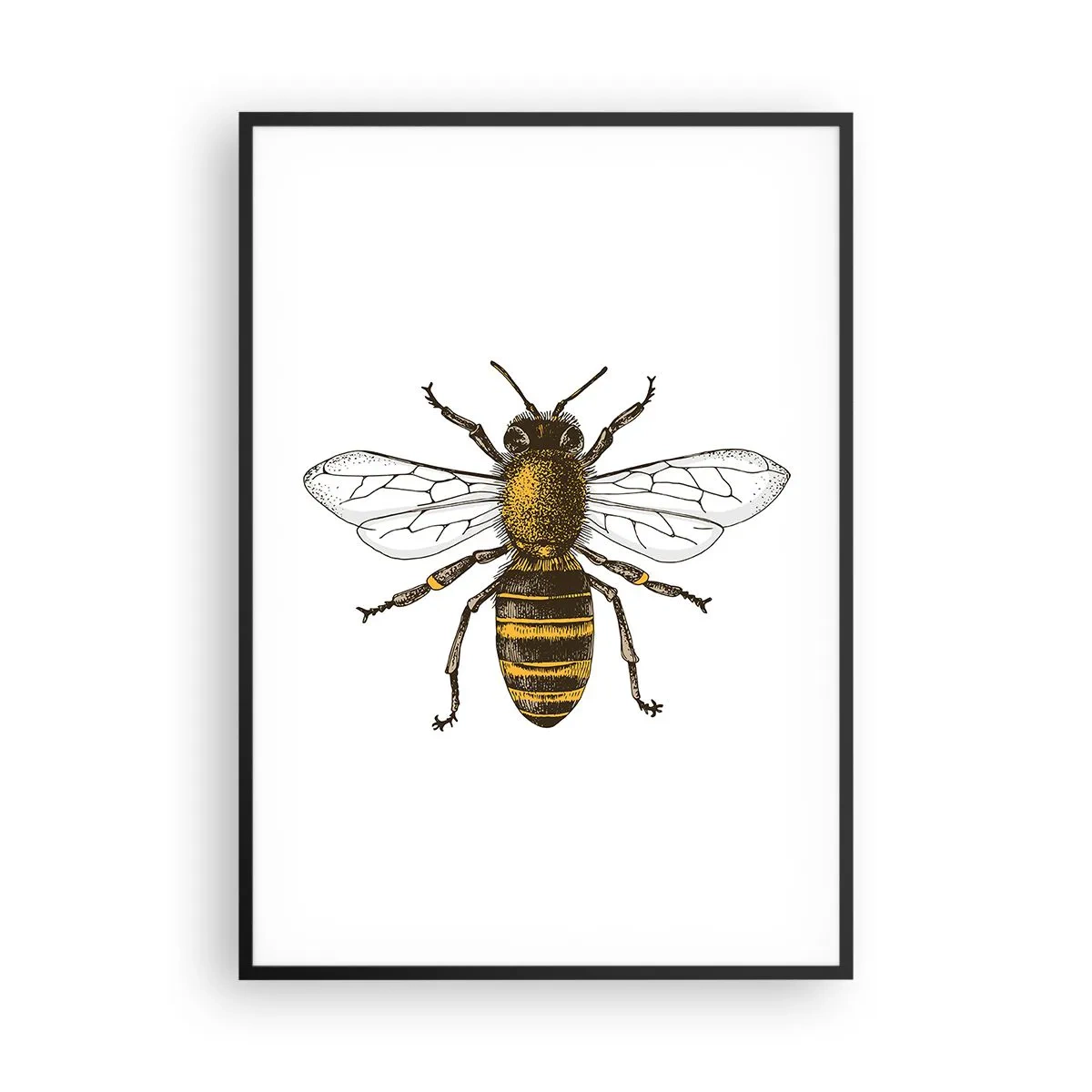 Poster in black frame - Beautiful and Good - 70x100 cm