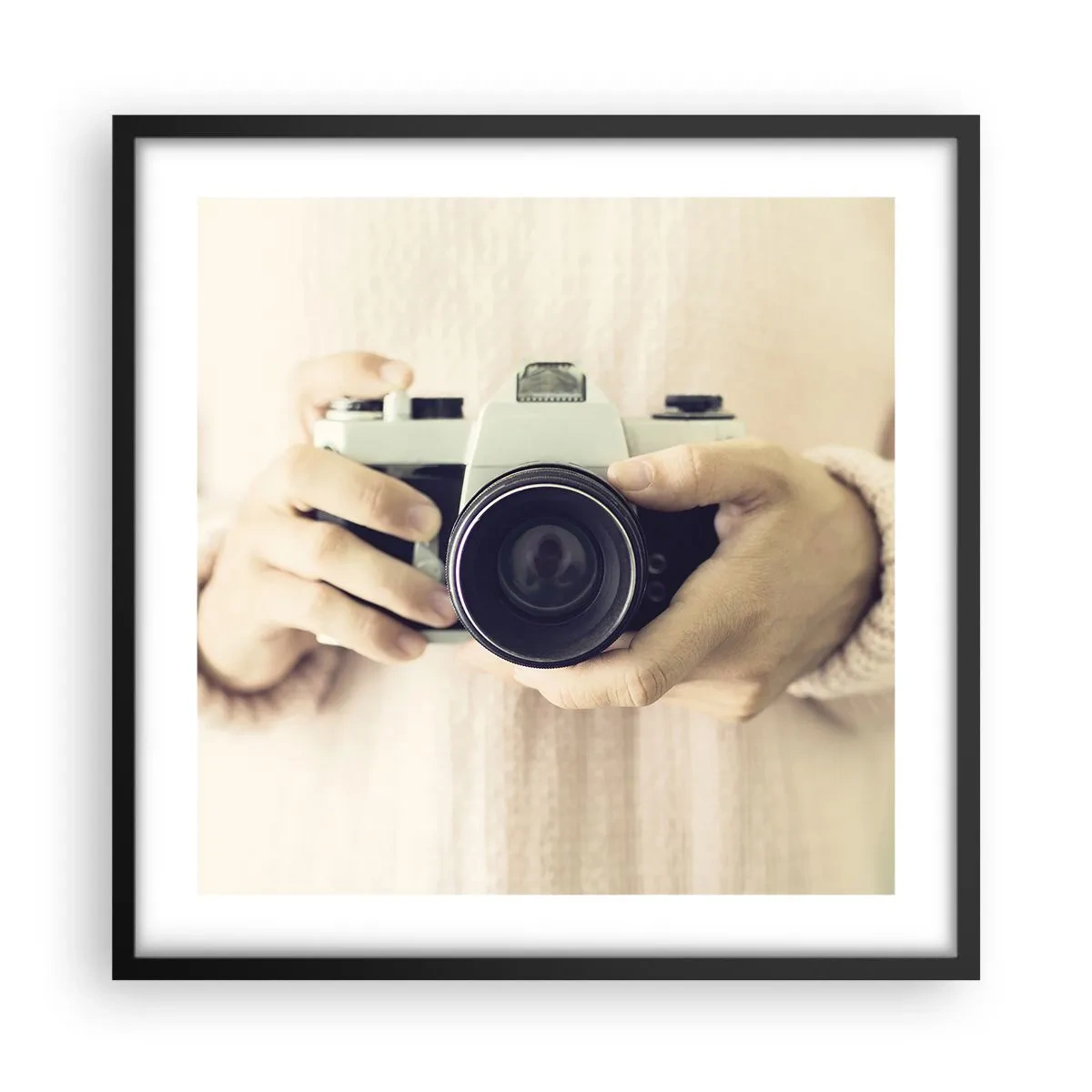 Poster in black frame - To Know More… - 50x50 cm