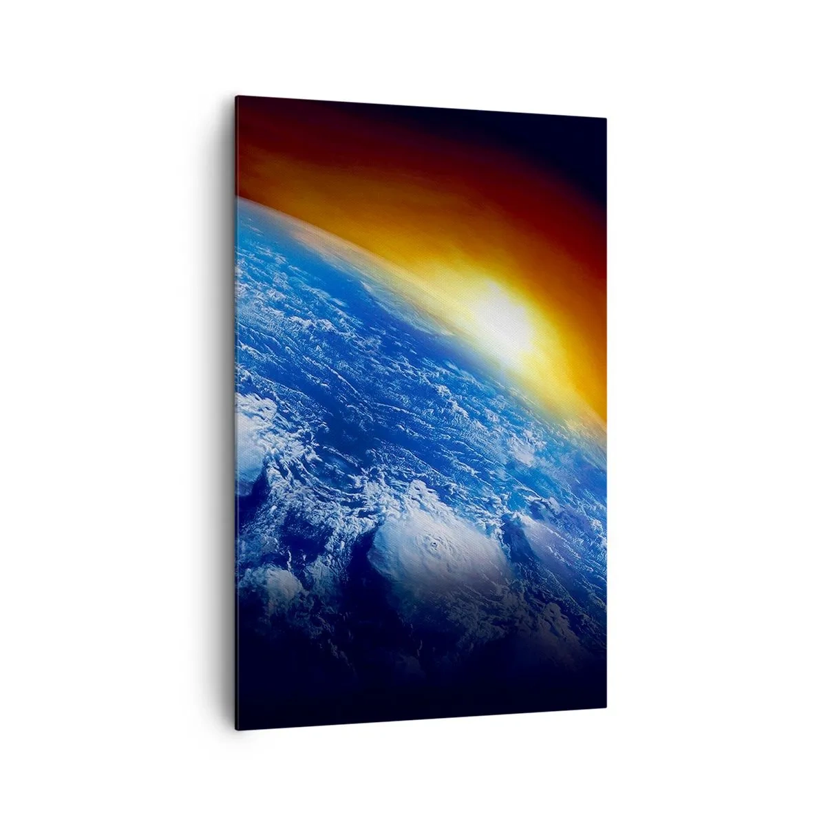 Canvas picture - Sunrise by the Blue Planet - 80x120 cm