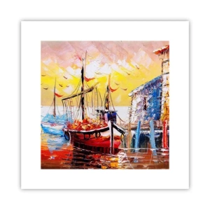 Poster - Happy Comeback - 30x30 cm