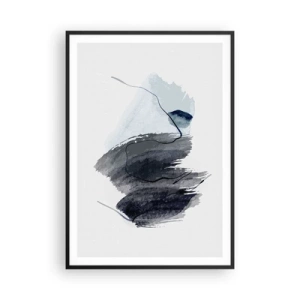 Poster in black frame - Intensity and Movement - 70x100 cm