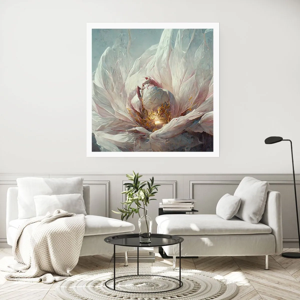 Poster - It Blooms Once Every Hunderd Years - 60x60 cm