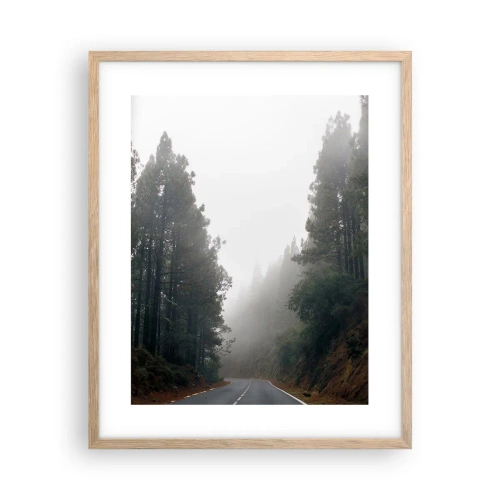 Poster in light oak frame - Tale of a Magic Forest - 40x50 cm