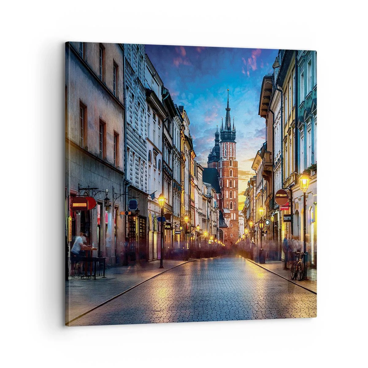 Canvas picture - Charm of Cracow - 60x60 cm