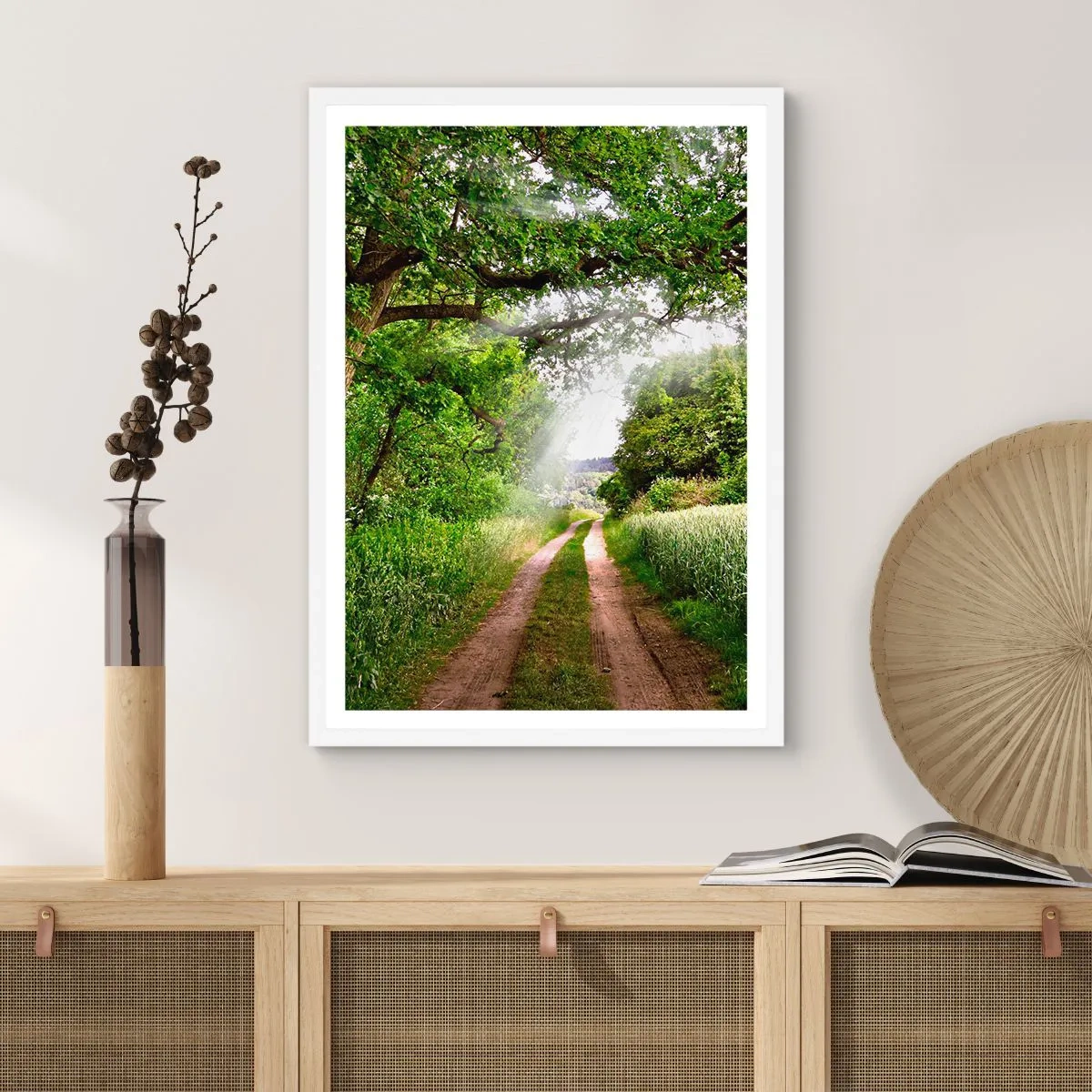 Poster in white frmae - Et in Arcadia Ego - 70x100 cm