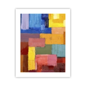 Poster - Each Different, All Colourful - 40x50 cm