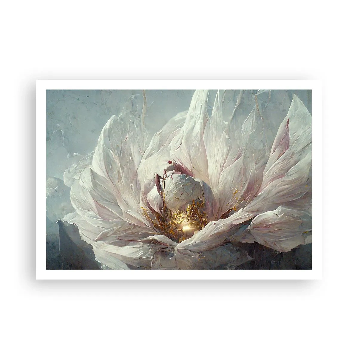 Poster - It Blooms Once Every Hunderd Years - 100x70 cm