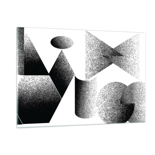 Glass picture - Angles and Ovals - 120x80 cm