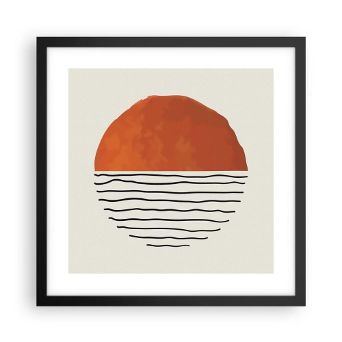 Poster in black frame - In Japanese Style - 40x40 cm
