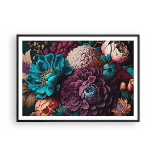 Poster in black frame - Rich Nature - 100x70 cm