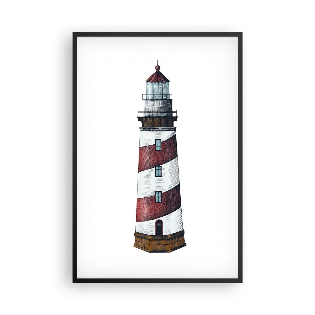 Poster in black frame - Always on Guard - 61x91 cm