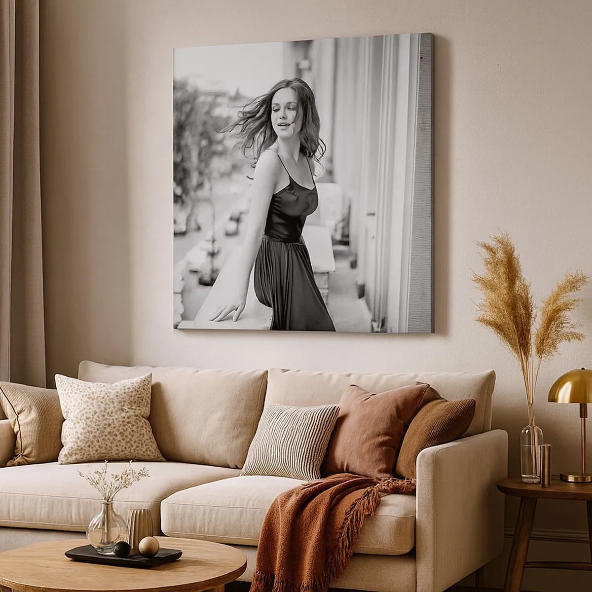 Canvas picture - Certainly a Parisian  - 30x30 cm